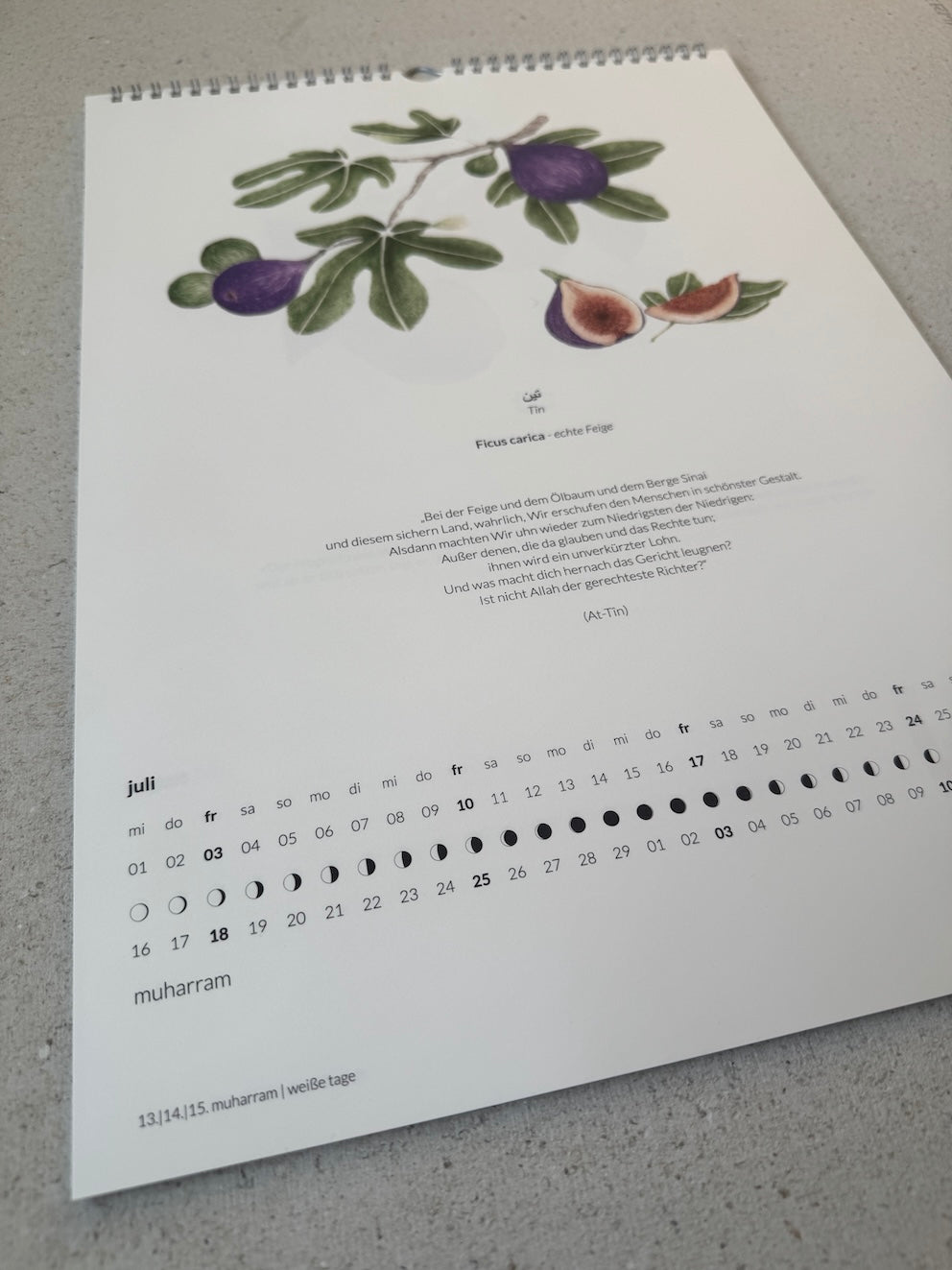 (pre order) Sonnen- und Hijrikalender - Calender year 2026